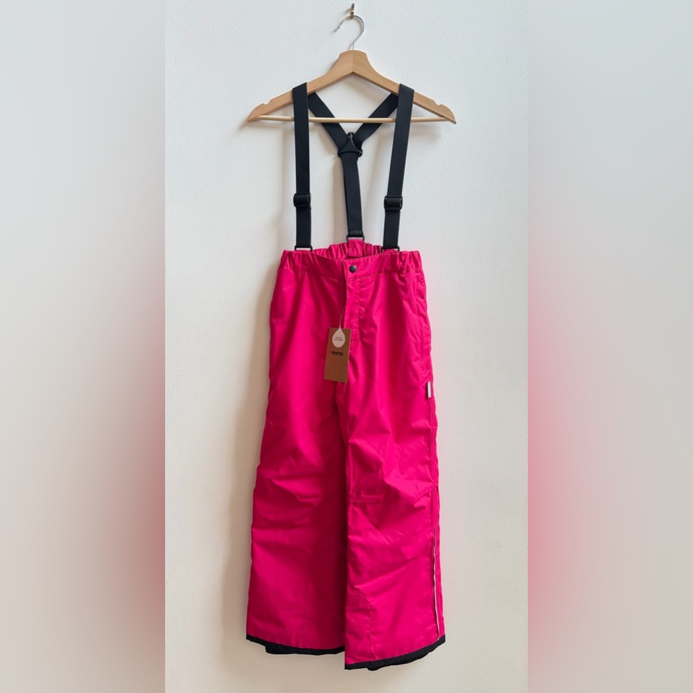 Reima Proxima Kids' ReimaTec Waterproof Ski Snow Pants Girls Size 10 Bright Pink